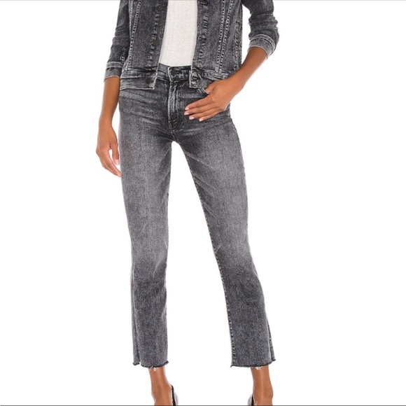 Mother High Waisted Rascal Ankle Snippet Jeans - Picture 6 of 7